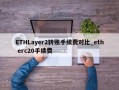 ETHLayer2转账手续费对比_eth erc20手续费