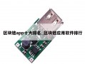 区块链app十大排名_区块链应用软件排行