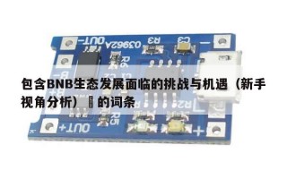 包含BNB生态发展面临的挑战与机遇（新手视角分析）​的词条