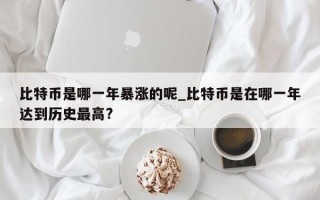 比特币是哪一年暴涨的呢_比特币是在哪一年达到历史最高?
