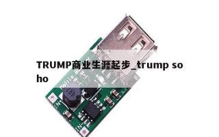 TRUMP商业生涯起步_trump soho