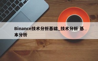 Binance技术分析基础_技术分析 基本分析
