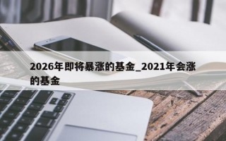 2026年即将暴涨的基金_2021年会涨的基金