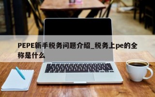 PEPE新手税务问题介绍_税务上pe的全称是什么