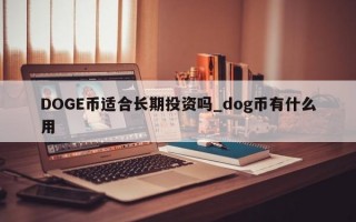DOGE币适合长期投资吗_dog币有什么用