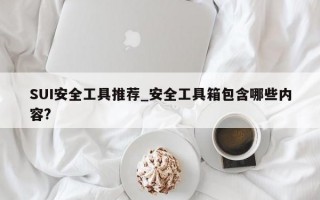SUI安全工具推荐_安全工具箱包含哪些内容?
