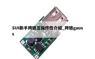 SUI新手跨链互操作性介绍_跨链gauss