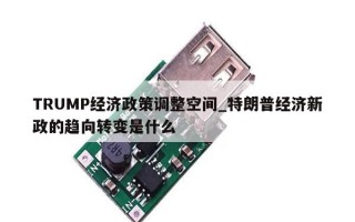 TRUMP经济政策调整空间_特朗普经济新政的趋向转变是什么