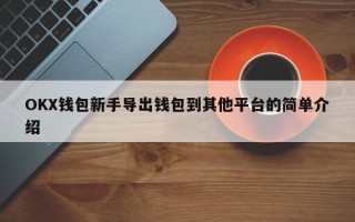 OKX钱包新手导出钱包到其他平台的简单介绍