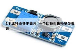 1个比特币多少美元_一个比特币价格多少美元