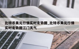 比特币美元行情实时走势图_比特币美元行情实时走势图江门天气