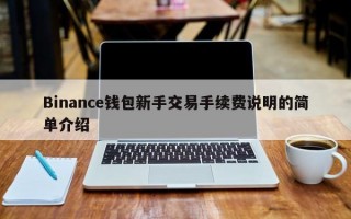 Binance钱包新手交易手续费说明的简单介绍