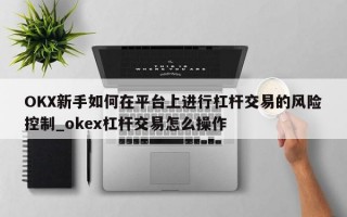 OKX新手如何在平台上进行杠杆交易的风险控制_okex杠杆交易怎么操作
