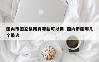 国内币圈交易所有哪些可以用_国内币圈哪几个最火