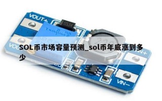 SOL币市场容量预测_sol币年底涨到多少