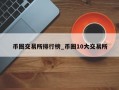 币圈交易所排行榜_币圈10大交易所