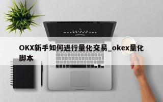 OKX新手如何进行量化交易_okex量化脚本