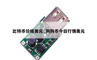 比特币价格美元_狗狗币今日行情美元