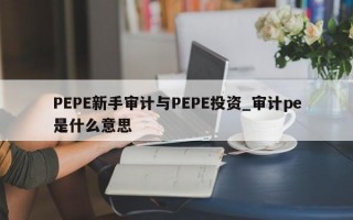 PEPE新手审计与PEPE投资_审计pe是什么意思