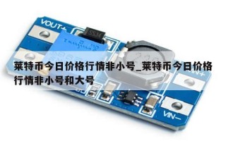 莱特币今日价格行情非小号_莱特币今日价格行情非小号和大号