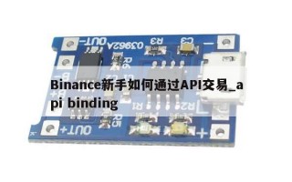 Binance新手如何通过API交易_api binding