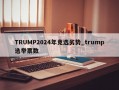 TRUMP2024年竞选劣势_trump选举票数