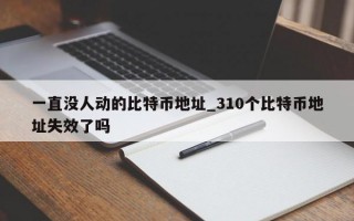 一直没人动的比特币地址_310个比特币地址失效了吗