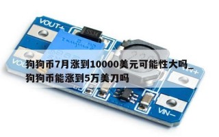 狗狗币7月涨到10000美元可能性大吗_狗狗币能涨到5万美刀吗