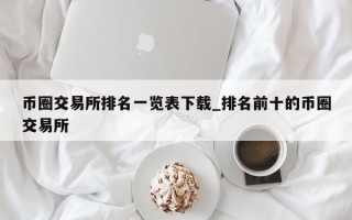 币圈交易所排名一览表下载_排名前十的币圈交易所