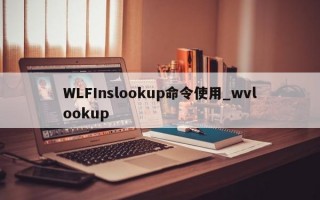 WLFInslookup命令使用_wvlookup