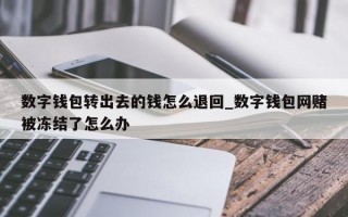 数字钱包转出去的钱怎么退回_数字钱包网赌被冻结了怎么办