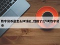 数字货币是怎么挣钱的_我投了2万买数字货币