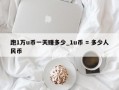 跑1万u币一天赚多少_1u币 = 多少人民币