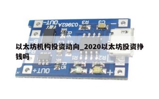 以太坊机构投资动向_2020以太坊投资挣钱吗