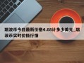 瑞波币今日最新价格4.68计多少美元_瑞波币实时价格行情