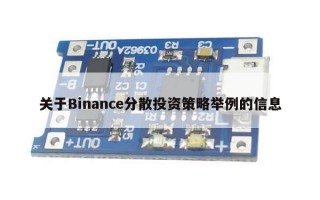 关于Binance分散投资策略举例的信息