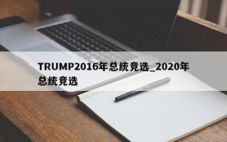 TRUMP2016年总统竞选_2020年总统竞选