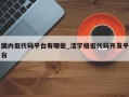 国内低代码平台有哪些_活字格低代码开发平台