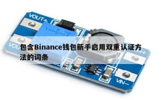 包含Binance钱包新手启用双重认证方法的词条
