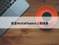 包含VestaFinance​的词条