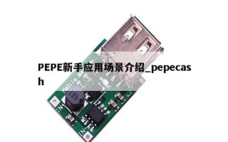 PEPE新手应用场景介绍_pepecash