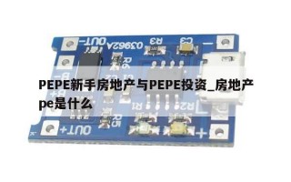PEPE新手房地产与PEPE投资_房地产pe是什么