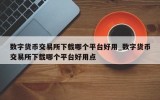 数字货币交易所下载哪个平台好用_数字货币交易所下载哪个平台好用点