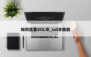 如何出售SOL币_sol币销毁