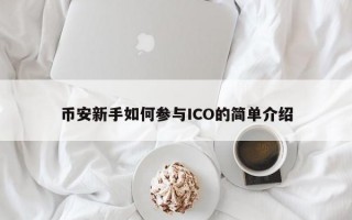 币安新手如何参与ICO的简单介绍