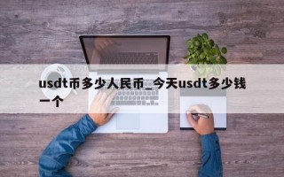 usdt币多少人民币_今天usdt多少钱一个