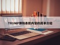 TRUMP弹劾条款内容的简单介绍