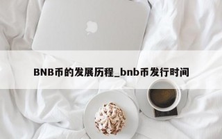 BNB币的发展历程_bnb币发行时间