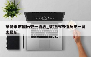 莱特币市值历史一览表_莱特币市值历史一览表最新