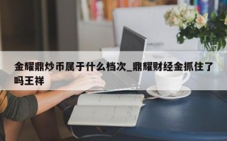 金耀鼎炒币属于什么档次_鼎耀财经金抓住了吗王祥